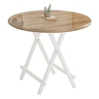 Amazon｜ダイニングテーブル 丸い 折りたたみ式 直径70cm*高さ75cm